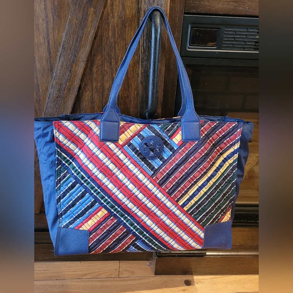 Tory Burch multi color tote